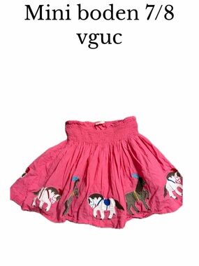 Mini boden horse skirt 7/8